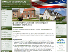 Tablet Screenshot of mcguiredixlakehursthousing.com